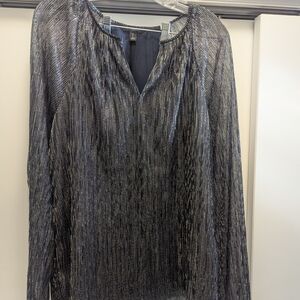 Shimmering Metallic Blouse